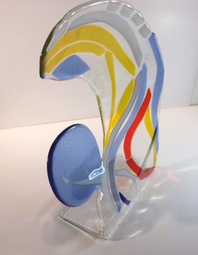 Margareta Tomner - Skulptur i glas - Mått : ca 40 cm